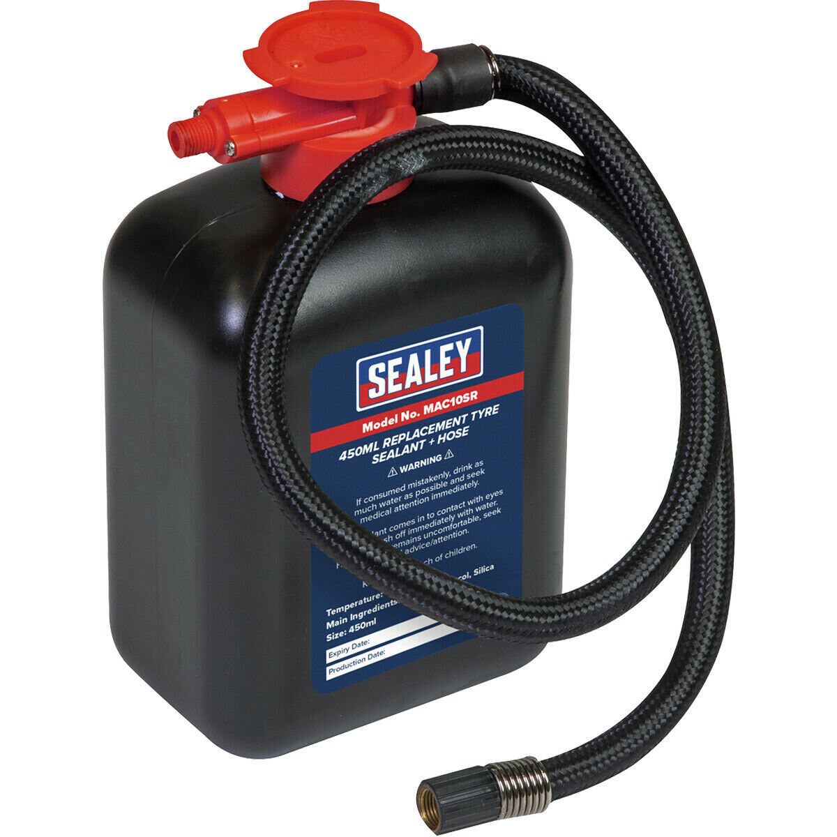 450ml Replacement Tyre Sealant & Hose - Natural Rubber Sealant - Puncture Repair